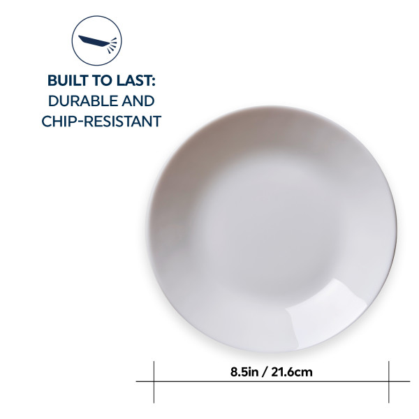 Everyday 21.6cm Meal Bowl 4pk Bright White