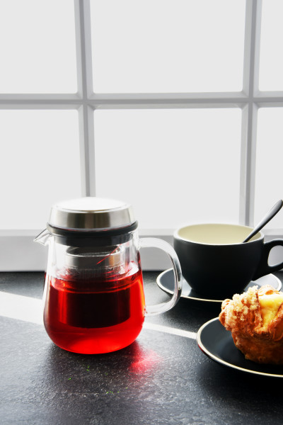 Infusion Teapot With Screw Infuser 600ml