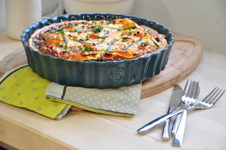 Deep Flan Dish 24 cm - Cedar