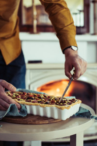 Slim Rectangular Tart Dish - Cedar