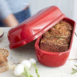 Large Bread Loaf Baker - Burgundy