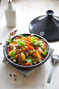 Tagine 32cm- Burgundy