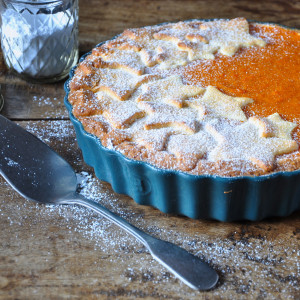 Deep Flan Dish 24 cm - Blue Ocean