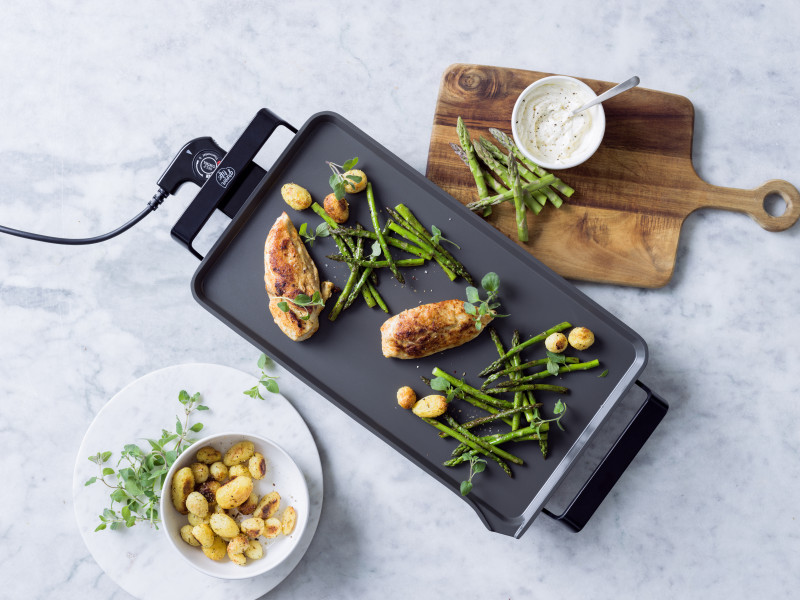 Teppanyaki Grill- Black (550x260x95 mm)