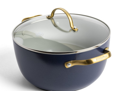 Padova Navy Blue Covered Casserole 24cm/4.7L