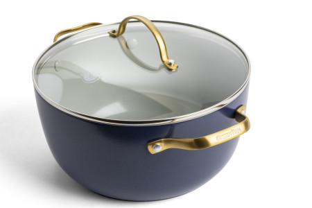 Padova Navy Blue Covered Casserole 24cm/4.7L