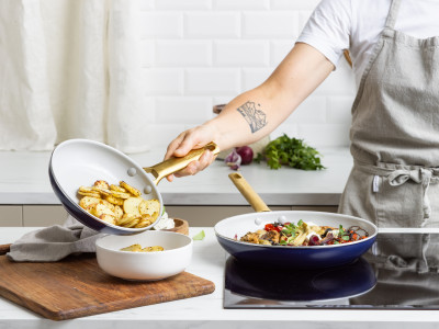 Padova Navy Blue Frypan 24cm