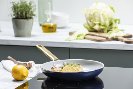 Padova Navy Blue Open wok 28cm/ 3.7L