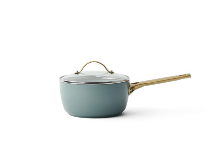 Padova Smokey Blue Covered Saucepan 18cm / 2.01L