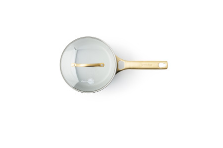 Padova Smokey Blue Covered Saucepan 18cm / 2.01L