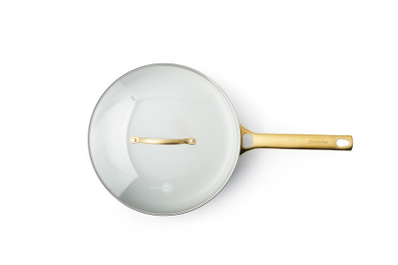 Padova Smokey Blue Covered Sauté Pan 28cm/3.6L