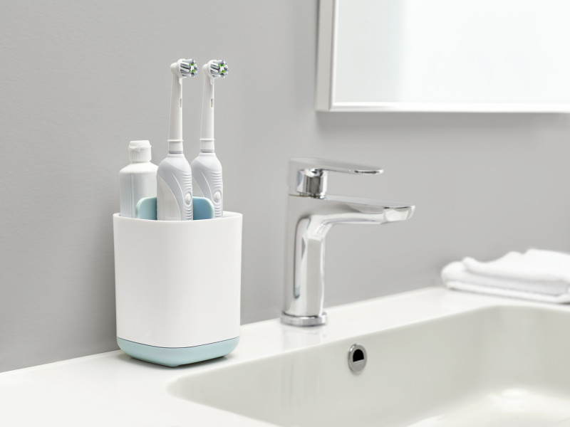 Easy-Store Toothbrush Caddy - Blue