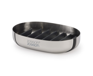 EasyStore Luxe Soap Dish - Stainless Steel