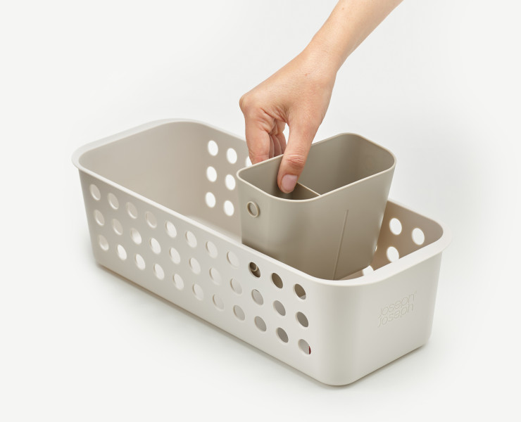 EasyStore Slimline Bathroom Storage Basket