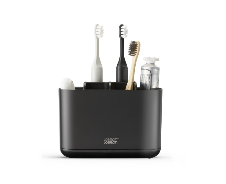 Easystore Large Toothbrush Caddy - Black