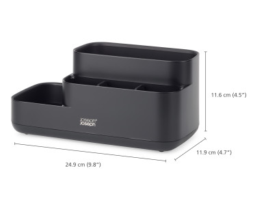 Easystore Bathroom Caddy - Black