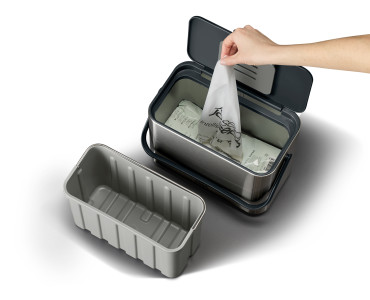 Collect 4L Stainless Steel Food Waste Caddy