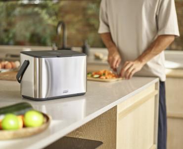 Collect 4L Stainless Steel Food Waste Caddy