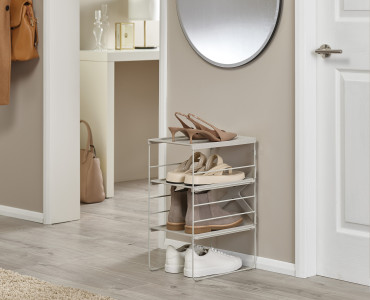 Level Plus Adjustable Shoe Rack - Single