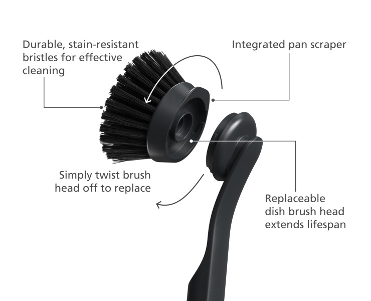 SinkTech Dish brush with replacement head