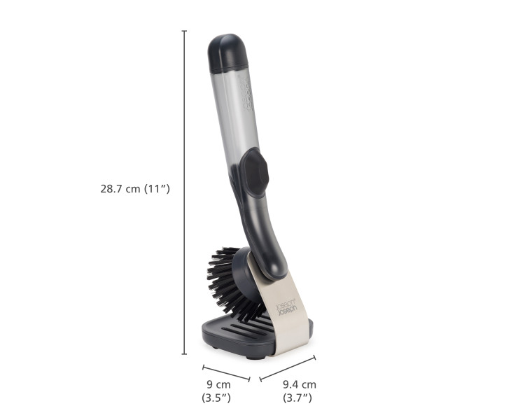 SinkTech Soap-Dispensing Dish Brush with Storage Stand