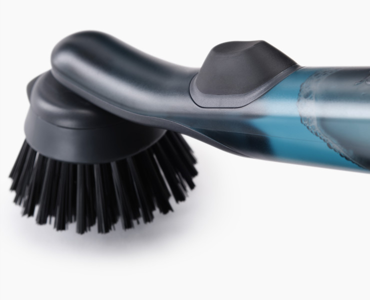 SinkTech Soap-Dispensing Dish Brush with Storage Stand