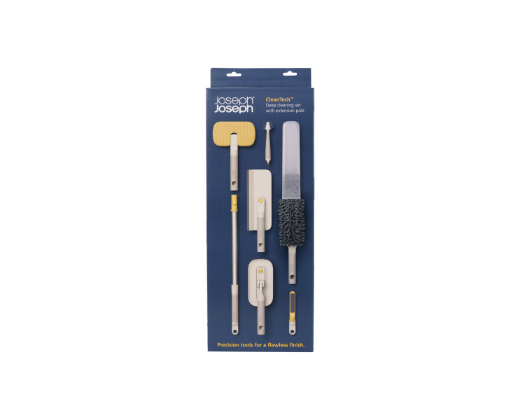 CleanTech Deep Cleaning Set with Extension Pole