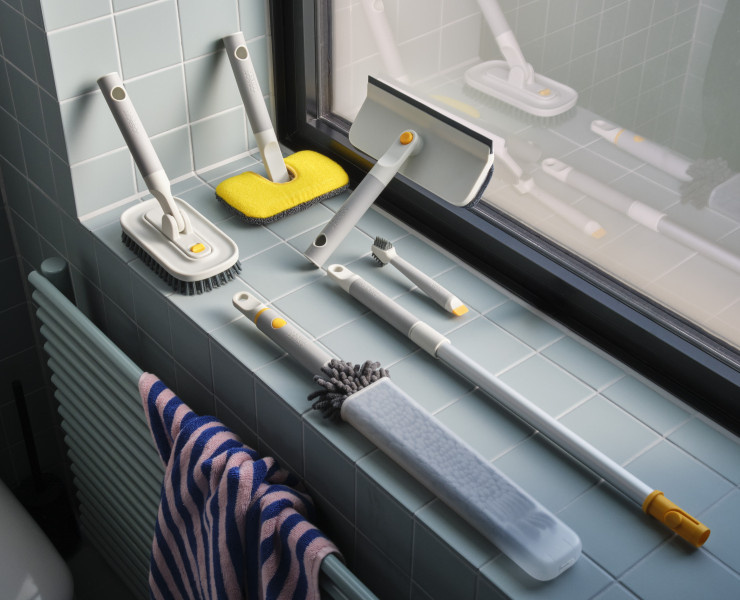 CleanTech Deep Cleaning Set with Extension Pole