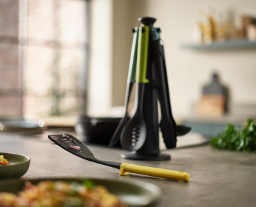 5-piece Utensil Set with storage stand