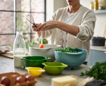 6pc Food Preparation Bowl Set (Opal)