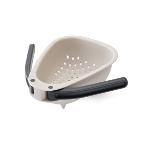 Droplet Mini Compact Colander with folding handles