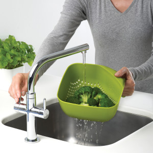 Square Colander - Green - Clearance