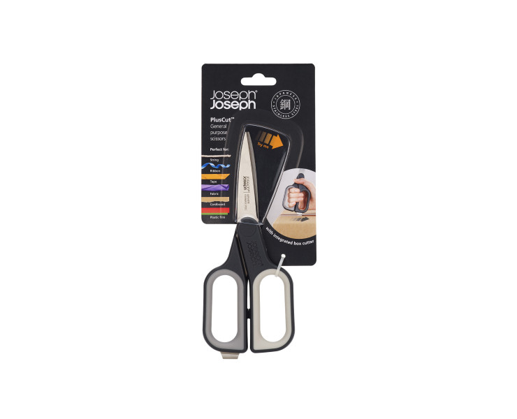PlusCut Scissors with integrated box cutter
