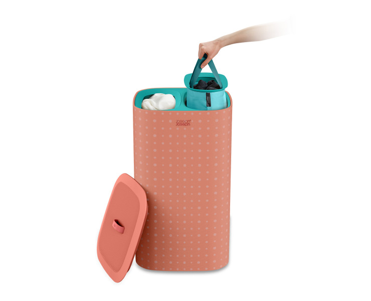 Tota Pop 60L Laundry Separation Basket - Coral - Clearance