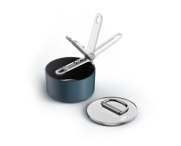 Space 15cm/1.4qt Non-Stick Induction Saucepan & Lid