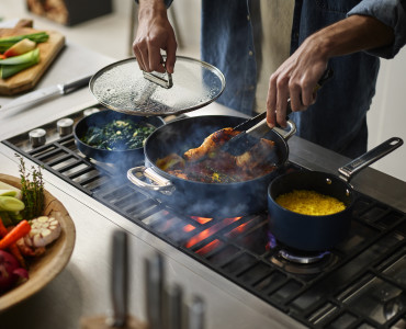 Space 19cm/2.9qt Non-Stick Induction Saucepan & Lid