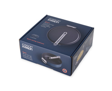Space 28cm/3.8qt Non-Stick Induction Saute Pan & Lid