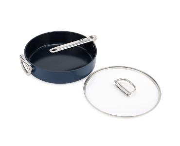 Space 28cm/3.8qt Non-Stick Induction Saute Pan & Lid