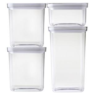 Canister Rectangle 4pc  Set