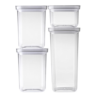Canister  Square 4pc  Set