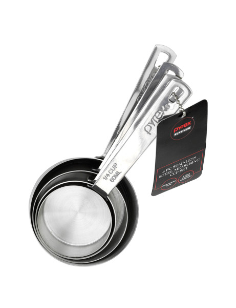 Platinum™ Stainless Steel Measuring Cup 4pc Set - Clearance