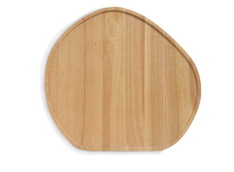 Wooden Serving Platter Round Large