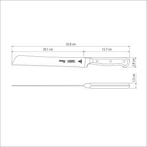 Century Forged Bread Knife  8", 20cm