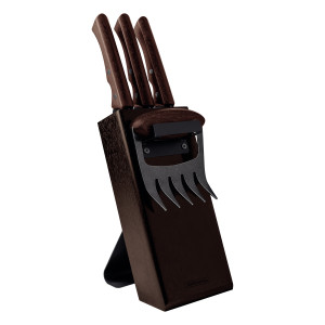 Churrasco Black Barbecue Set 5 Piece