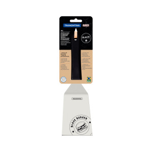 Churrasco Black Barbecue Burger Spatula  6", 15cm