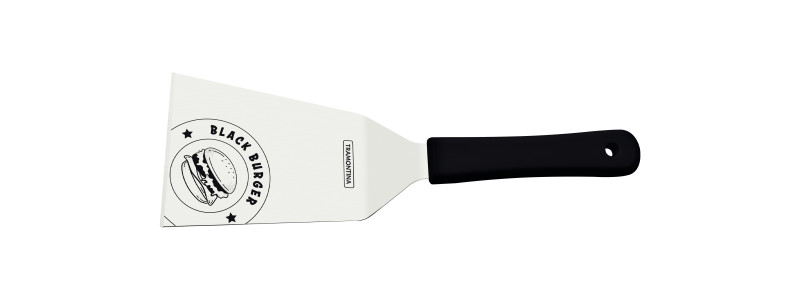 Churrasco Black Barbecue Burger Spatula  6", 15cm