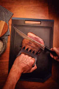 Churrasco Black Barbecue Cutting Board 43x30cm