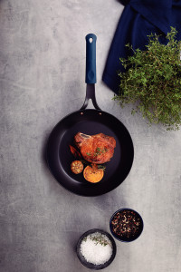 Professional Induction Iron Skillet Frying Pan 30cm