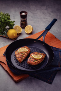 Professional Induction Iron Skillet Grill 30cm 2.4l