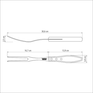 Polywood Carving Fork 30cm